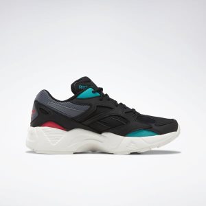 Adidasy Damskie Reebok Aztrek 96 Czarne/Szare/Turkusowe PL 29MZFJE